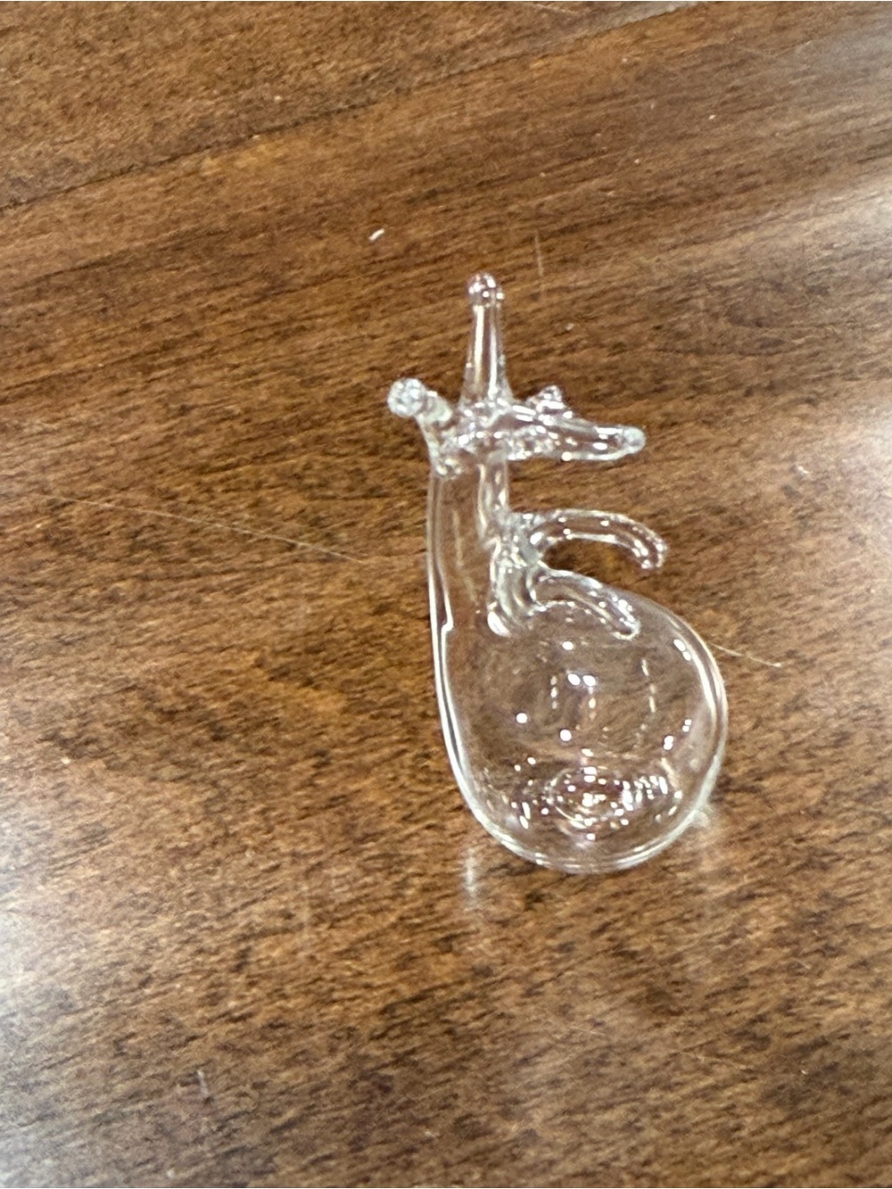 Miniature Hand Blown Glass Kangaroo